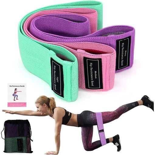 SET FITNESS BANDAS ELASTICAS DE PILATES –