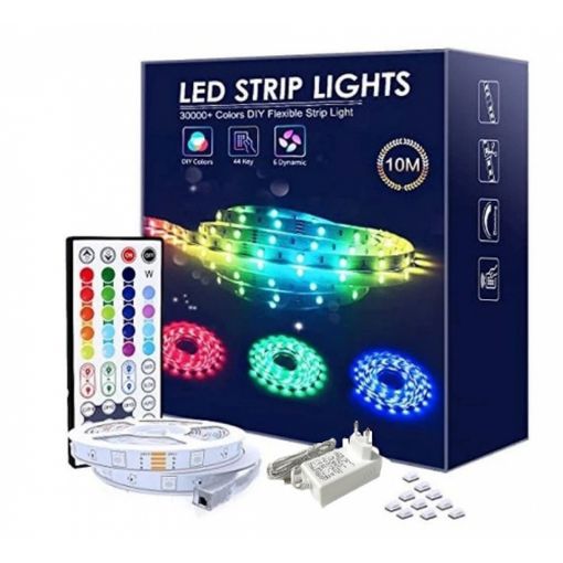 Tiras LED 10M RGB 5050 300 SMD Mejorado, Govee Luces de Tira LED 10M  Multicolor con 44 Boton…