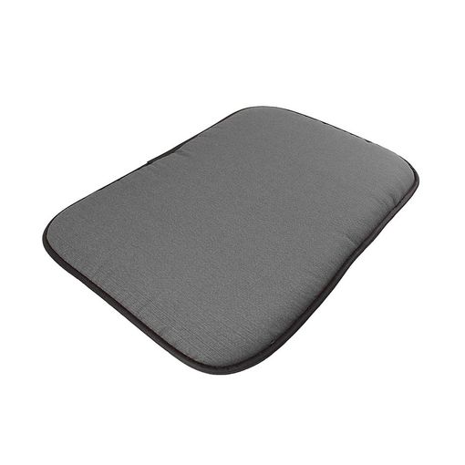 Cama Ribete Para Perros Antideslizante Lavable 120x80 Cm Gris Acomoda Textil.