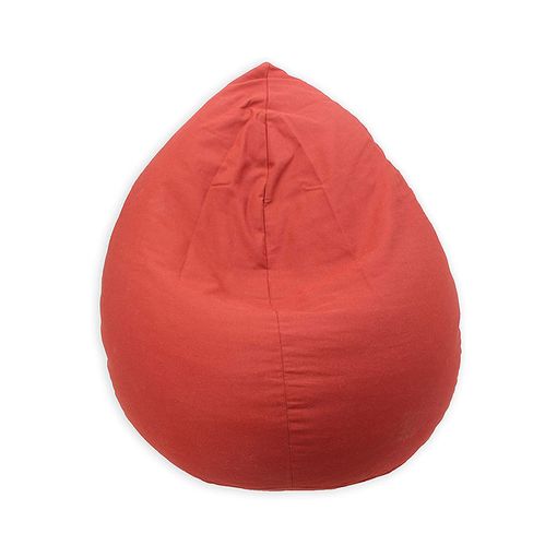 Funda Puff Pera Sin Relleno Rojo Acomoda Textil. con Ofertas en Carrefour