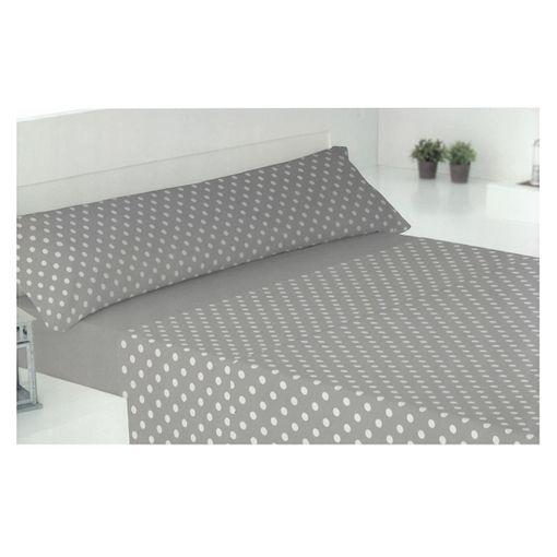 Juego De Sábanas Invierno Ademia Gris Coralina 100% Poliéster Para Cama De  150 Cm con Ofertas en Carrefour