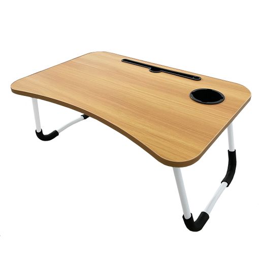 Acomoda Textil – Mesa Laptop Plegable De Madera Para Ordenador