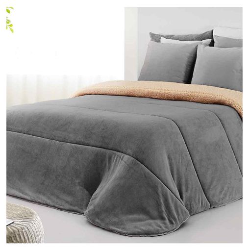 Edredón Nórdico Estampado Cama 135/140cm Dibly Reversible Beige Donegal  Collections con Ofertas en Carrefour