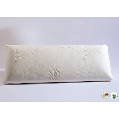 Almohada Viscoelastica Descansin, 150 cm, Efecto nube, Tejido Bamboo, Alivia Tensiones, Doble Funda