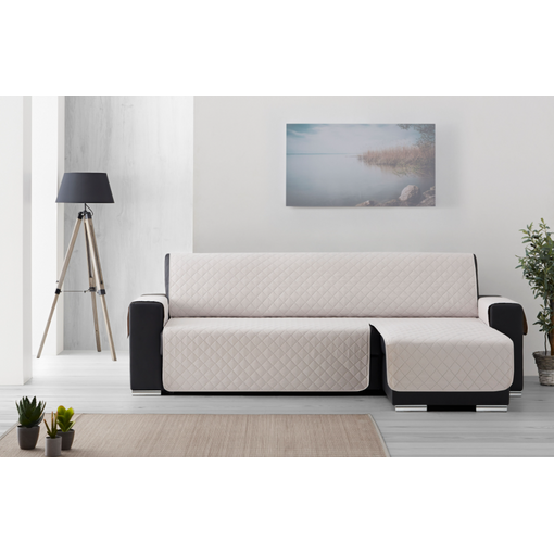 Funda Chaiselongue Acolchada Reversible 280 Brazo Izquierdo Spirit Marfil  con Ofertas en Carrefour