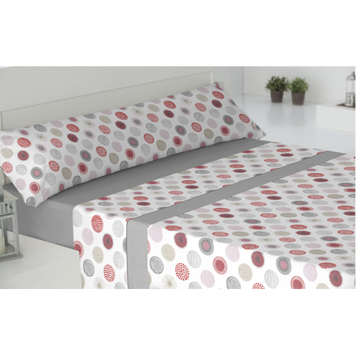 Juego De Sábanas Tres Piezas Donegal Mar Cama 90cm Gris