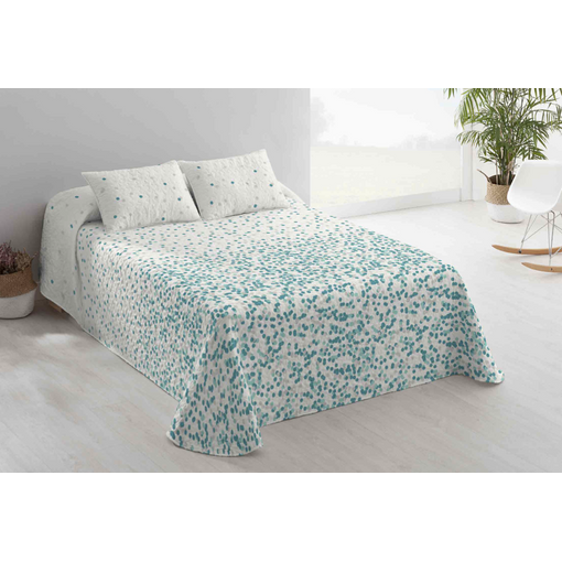 Colcha Bouti Estampada + Cojines Reversible Dots Cama 90cm 180x260cm con  Ofertas en Carrefour