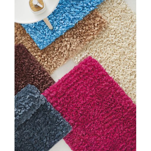 Relaxdays Alfombra Baño, 60x40 cm, Antideslizante, Lavable, Alfombrilla  Bañera, Toalla Suelo WC Rectangular, Rosa