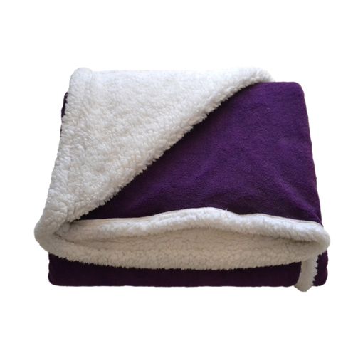 Manta Franela Borreguito 130x160cm Sofá Morado Donegal con Ofertas en  Carrefour