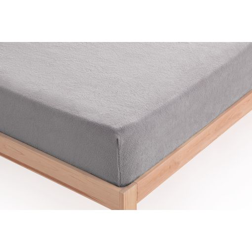 Sábana Bajera Ajustable Lisa Gris Cama 90 Cm - 90x200 Cm, Algodón 200  Hilos. con Ofertas en Carrefour