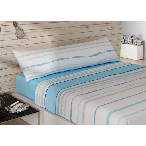 Juego De Sábanas Tres Piezas Coralina Geomy Cama 150 Cm Lila con Ofertas en  Carrefour