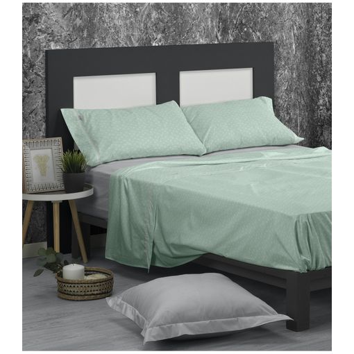 Juego Sábanas Franela Invierno Leda a precio barato Color Beige Medidas  Cama 150 cm (con dos almohadones)