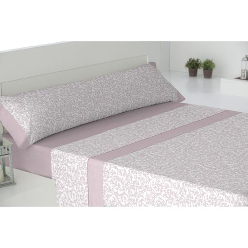 Juego De Sábanas 3 Piezas Cusy Rosa Cama 150cm Donegal Collections