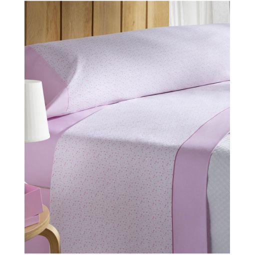 Edredón Nórdico Estampado Cama 150/160cm Dibly Reversible Rosa Donegal  Collections con Ofertas en Carrefour