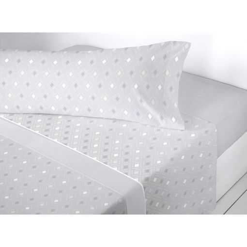 Juego De Sábanas Tres Piezas Coralina Goly Cama 135 Cm Gris con Ofertas en  Carrefour