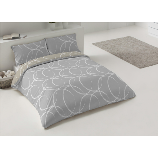 Funda Nordica Cama 90 Estampada Reversible, Funda Edredon 150x220 cm con 1  x Fundas Almohada de 40x75 cm, Geométrico Microfibra Juego de Fundas de