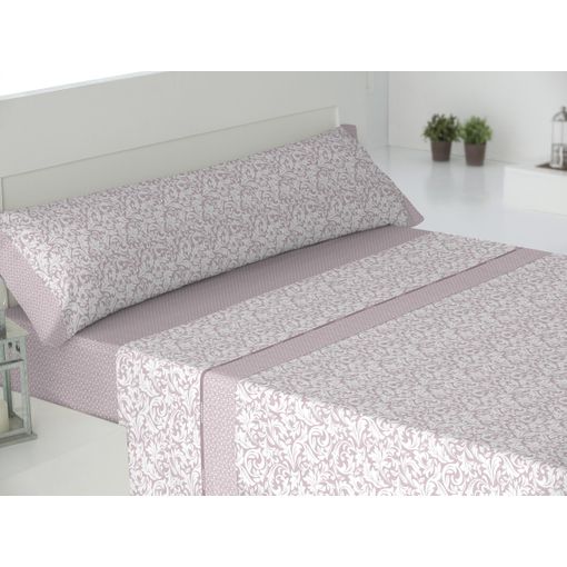 Juego De Sabanas 3 Piezas Franela Invierno Austin Cama De 135 Cm Beige con  Ofertas en Carrefour