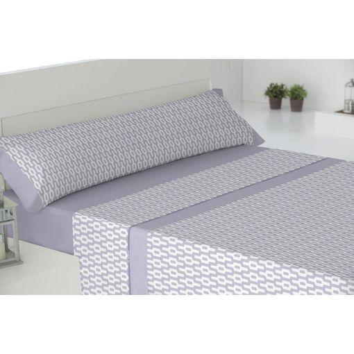 Pack De 2 Fundas De Almohada 100% Algodón 144 Hilos Color Malva Para Cama  De 90 Cm con Ofertas en Carrefour