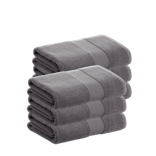 Pack 6 Toallas Gris Lavabo De Algodón Donegal 50x100 Cm con Ofertas en  Carrefour