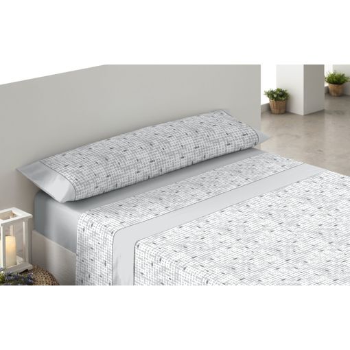 Juego de Sábanas 3 Piezas Franela Cama 90 cm TEX HOME Otoño