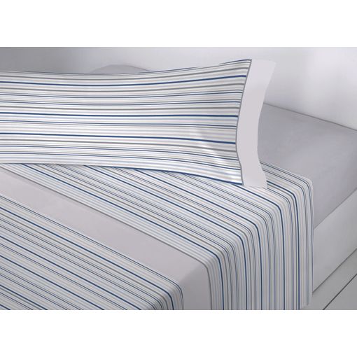 Juego De Sábanas Tres Piezas Coralina Milos Cama 150 Cm Gris con Ofertas en  Carrefour