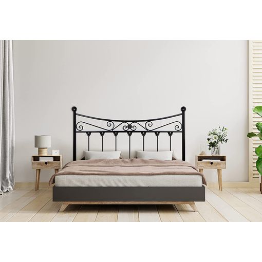 Cama de Matrimonio con Cabecero y Somier 135cm