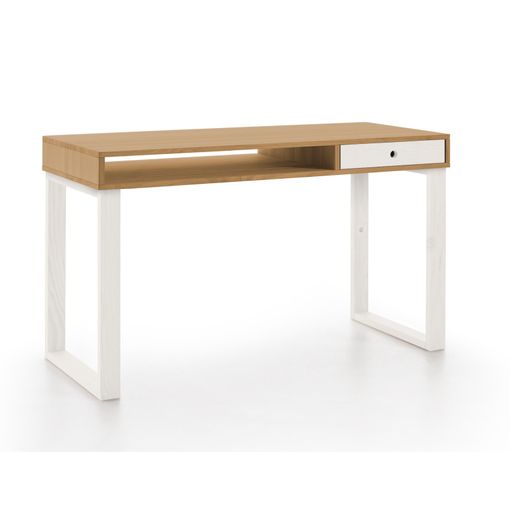 Mesa De Escritorio Natural 2 Cajones 120 X 75 X 60 Cm con Ofertas en  Carrefour