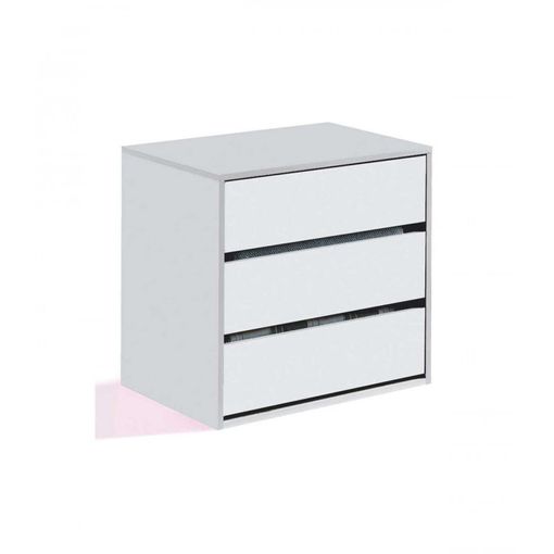 Cajonera Para Armario Varios Colores 73,4 Cm(alto)60 Cm(ancho)45 Cm(fondo)  , Color - Blanco con Ofertas en Carrefour