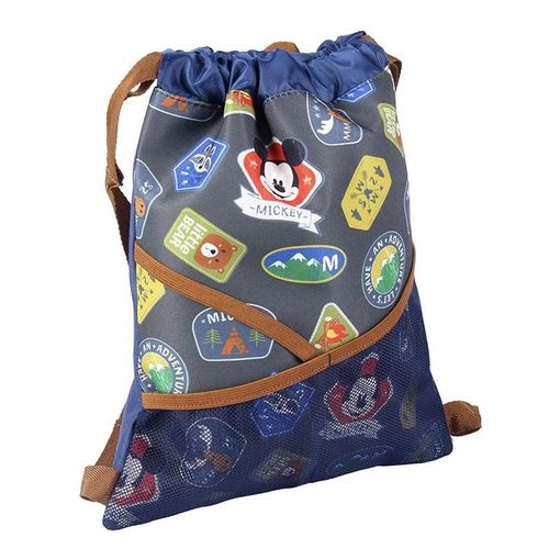 Mochila Saco Infantil Mickey Mouse Rojo (27 X 33 X 1 Cm