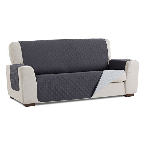 Funda De Sofá Practica, Salva Sofa Luna, 2 Plazas 110 X 220 Cm. Gris  Estoralis con Ofertas en Carrefour