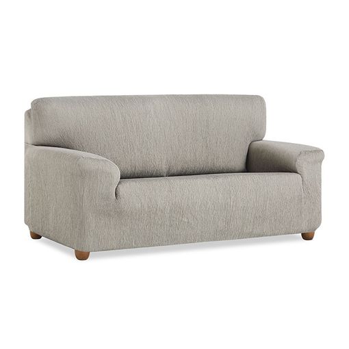 Funda Para Sofa Universal Elastica Con Sujeccion Ajustable 1 Plaza Gris con  Ofertas en Carrefour