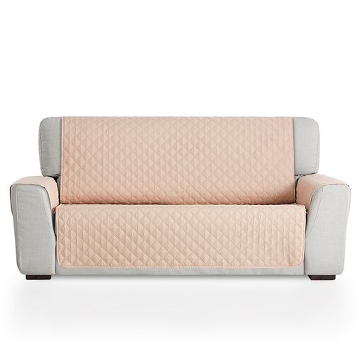 Cubre Sofá Acolchado Reversible Maui 3 Plazas, Beige / Marrón. Protector  Funda De Sofá con Ofertas en Carrefour