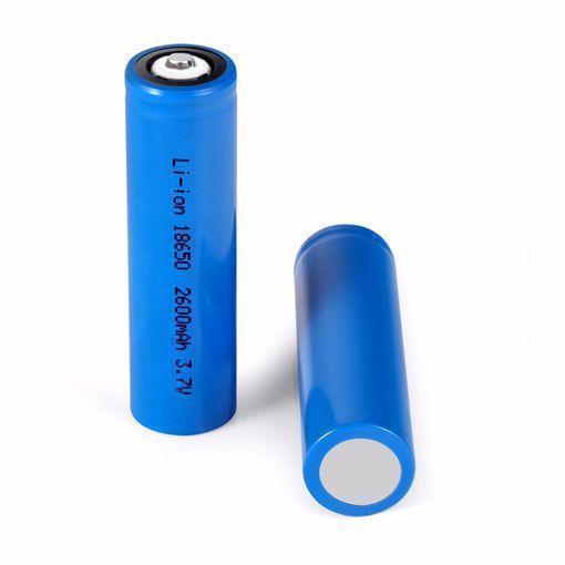 3 PCS Batteries 18650 Rechargeable Battery 2600mAh Shart Head