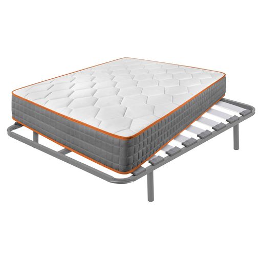 Cama Completa - Colchón Flexitex + Somier Multiláminas + 5 Patas De 32cm,  120x190 Cm con Ofertas en Carrefour