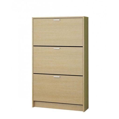 Mueble zapatero 4 Puertas Dana Color Roble/Blanco