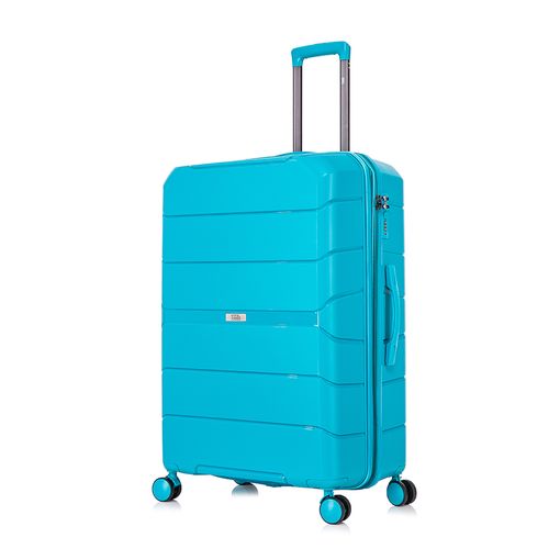Maleta Grande L Polipropileno 76x49x32cm 120l Expandible 28 Pulgadas Rk02-steven-turquesa-l