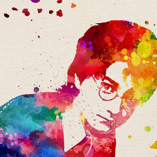 Feuille De Cadre harry Potter. Affiche De Style Aquarelle. Lame Avec Des  Images Du Film harry Potter. , con Ofertas en Carrefour