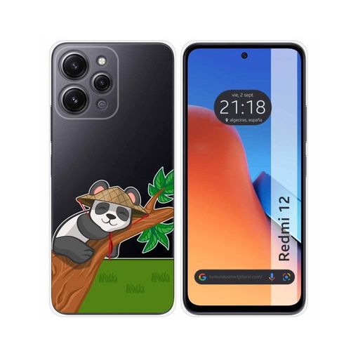 Xiaomi Redmi Note 12 4G Funda Gel Tpu Silicona transparente dibujo  Jirafa