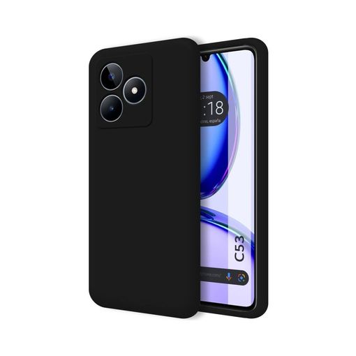  Funda de TPU para Realme C53, Silicona Flexible Negra Slim Fit  Soft Shell Lindo Caso Trasero Bumper Funda Protectora de Goma para Realme  C53 (6,74) - KE11 : Celulares y Accesorios