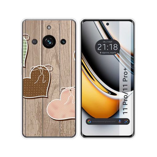 Funda Silicona Para Xiaomi Redmi Note 11 Pro / 11 Pro 5g Diseño Corazones  Madera con Ofertas en Carrefour