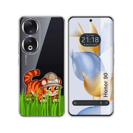 Funda Carcasa Honor 90 (5g) Gel Tpu Silicona Negro con Ofertas en Carrefour