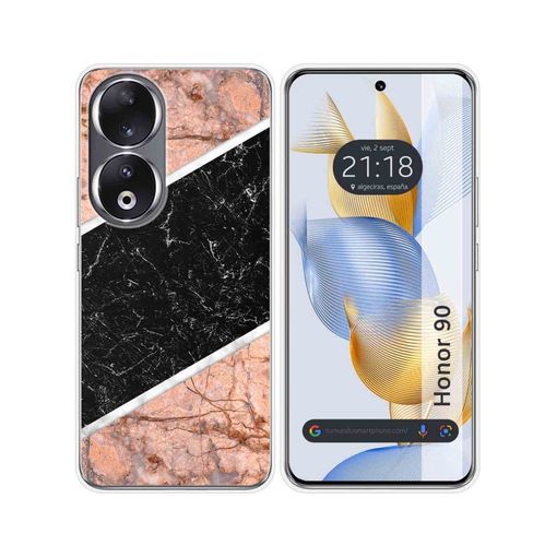 Huawei Honor 90 5G Funda Gel Tpu Silicona transparente dibujo Perros  11