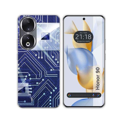 Funda Silicona Huawei Honor 90 5g Diseño Circuito Dibujos con Ofertas en  Carrefour