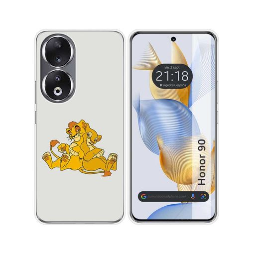 Huawei Honor 90 5G Funda Gel Tpu Silicona dibujo Letras