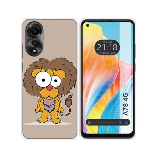 Funda Silicona Para Oppo A78 5g Diseño Leon Dibujos con Ofertas en  Carrefour