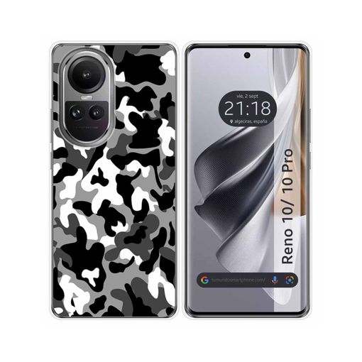 Funda Carcasa Oppo Reno 10 / 10 Pro (5g) Gel Tpu Silicona Negro con Ofertas  en Carrefour