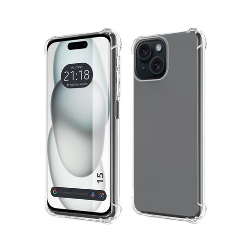 Funda Silicona Antigolpes Transparente Iphone 15 (6.1) con Ofertas en  Carrefour