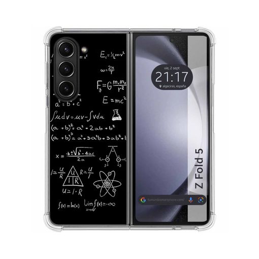 Funda Silicona Samsung Galaxy Z Fold 5 5g Diseño Formulas Dibujos