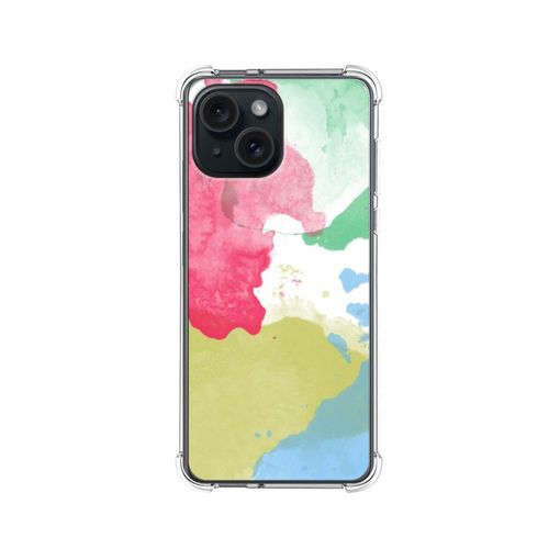 Funda iPhone 15 silicona multicolor