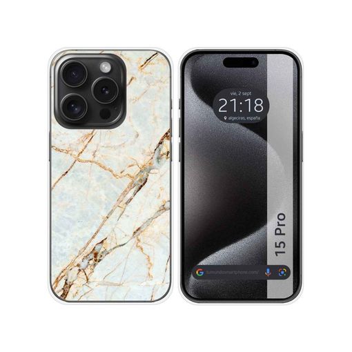 Funda Silicona Iphone 15 Pro (6.1) Diseño Mármol 13 Dibujos con Ofertas en  Carrefour